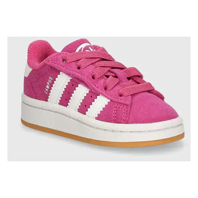 Dětské sneakers boty adidas Originals CAMPUS 00s CF EL růžová barva, JH6326