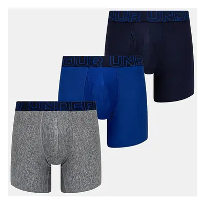 Boxerky Under Armour 3-pack pánské, tmavomodrá barva