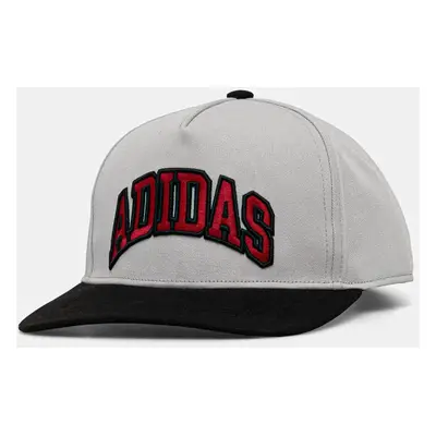 Kšiltovka adidas Originals šedá barva, s aplikací, IX7491