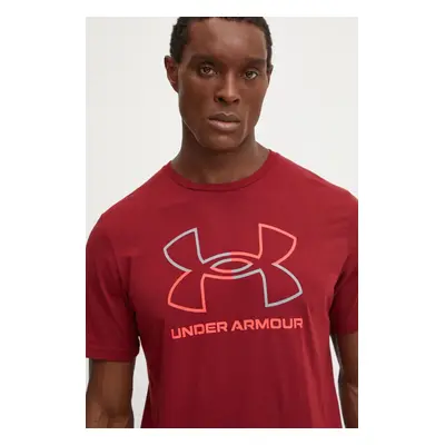 Tričko Under Armour vínová barva