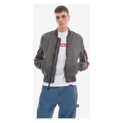 Bomber bunda Alpha Industries MA-1 VF LW Battlewash 106110 89 černá barva, přechodná