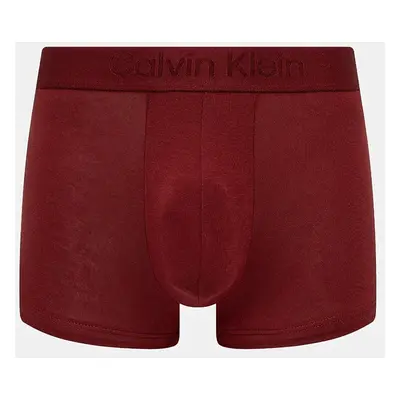 Boxerky Calvin Klein Underwear pánské, vínová barva, 000NB3979A