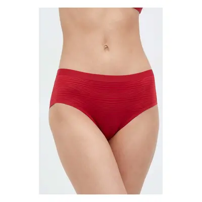 Kalhotky Chantelle SOFT STRETCH červená barva