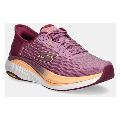 Běžecké boty Skechers Max Cushioning Propulsion - Vitality fialová barva, 128905