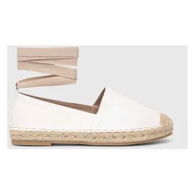 Espadrilky Answear Lab bílá barva