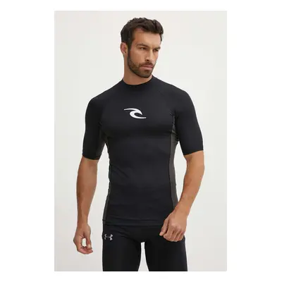 Plavecké tričko Rip Curl černá barva