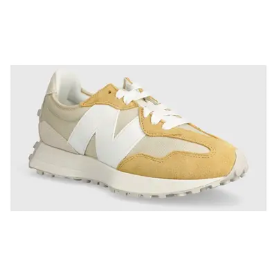 Sneakers boty New Balance béžová barva, U327FG