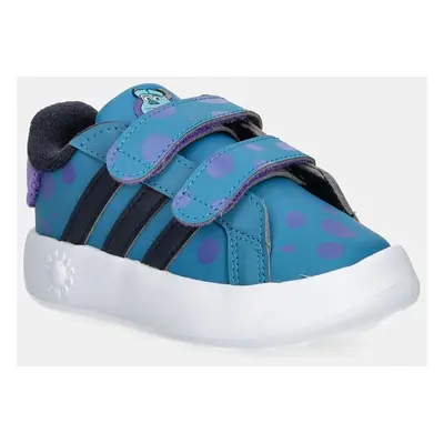 Dětské sneakers boty adidas GRAND COURT Sulley CF tyrkysová barva, IF4057