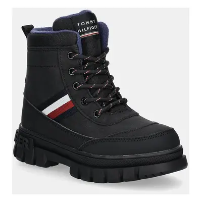 Dětské zimní boty Tommy Hilfiger černá barva, T3X5-33713