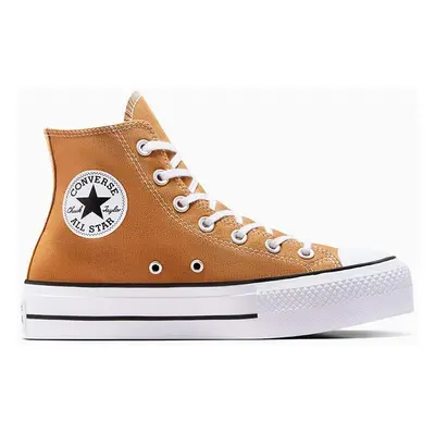 Kecky Converse Chuck Taylor All Star Lift dámské, žlutá barva, A11537C