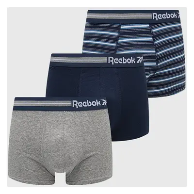 Boxerky Reebok pánské, tmavomodrá barva