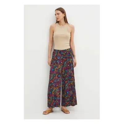 Kalhoty Medicine dámské, střih culottes, high waist