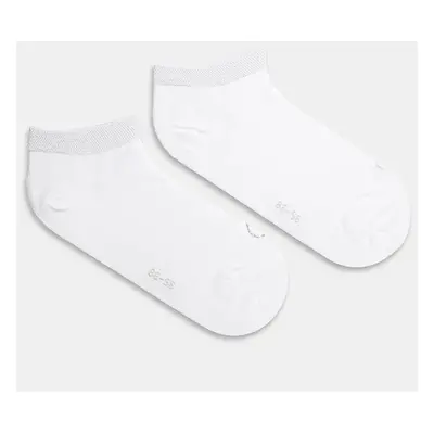 Ponožky Calvin Klein 2-pack dámské, bílá barva, 701230614