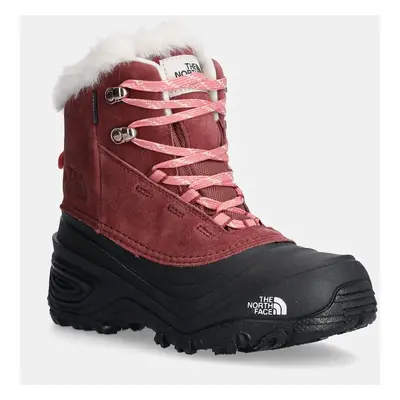 Dětské sněhule The North Face SHELLISTA V LACE WP vínová barva, NF0A7W5X7I01