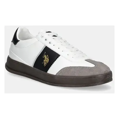 Sneakers boty U.S. Polo Assn. CAMPY bílá barva, CAMPY001M/DYS2