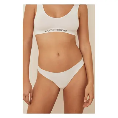 Tanga women'secret 2-pack bílá barva, 7683084.99