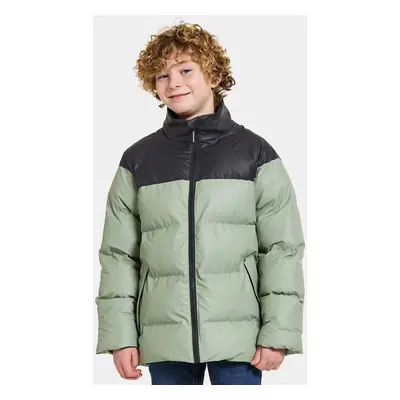 Dětská bunda Didriksons MEGA KIDS JKT zelená barva, 505364