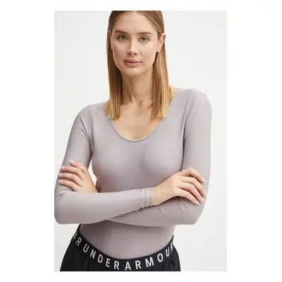 Tréninkové body Under Armour Vanish Leotard fialová barva, 1387910