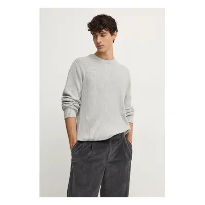 Bavlněný svetr Pepe Jeans COLIN CREW NECK šedá barva, PM702478