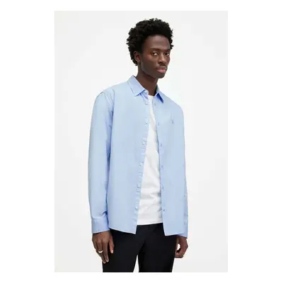 Bavlněná košile AllSaints TAHOE LS SHIRT relaxed, s klasickým límcem, MS539Z