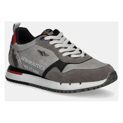 Sneakers boty Aeronautica Militare šedá barva, SC283CT3384