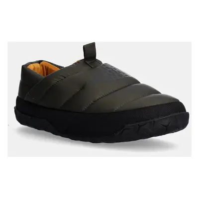 Pantofle The North Face Nuptse Mule zelená barva, NF0A5G2FBQW1