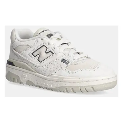 Semišové sneakers boty New Balance 550 béžová barva, BBW550RF