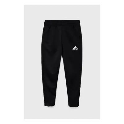 Dětské kalhoty adidas Performance HC0337 černá barva, s aplikací