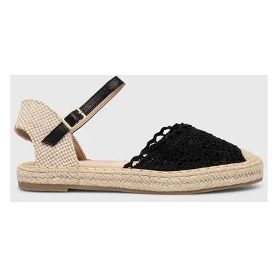 Espadrilky Answear Lab černá barva