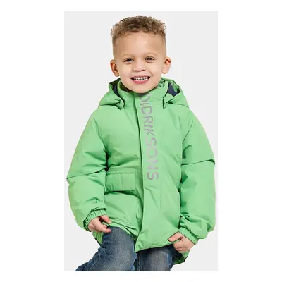 Dětská bunda Didriksons TALVI KIDS JKT zelená barva, 505474