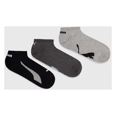 Ponožky Puma 3-pack pánské, bílá barva, 907951