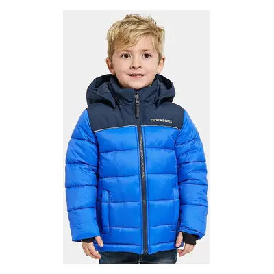 Dětská bunda Didriksons FOX KIDS JACKET modrá barva, 505522