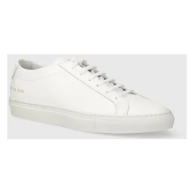 Kožené sneakers boty Common Projects Original Achilles Low bílá barva, 1528