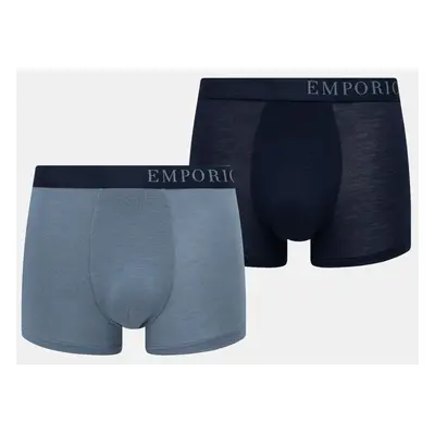 Boxerky Emporio Armani Underwear 2-pack pánské, tmavomodrá barva, 111210 4F733