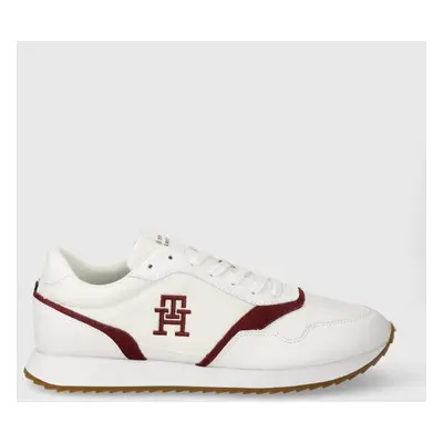 Sneakers boty Tommy Hilfiger RUNNER EVO MIX LTH MIX bílá barva, FM0FM04887