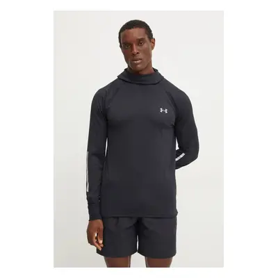 Joggingová mikina Under Armour Launch Elite černá barva, s kapucí, 1386675