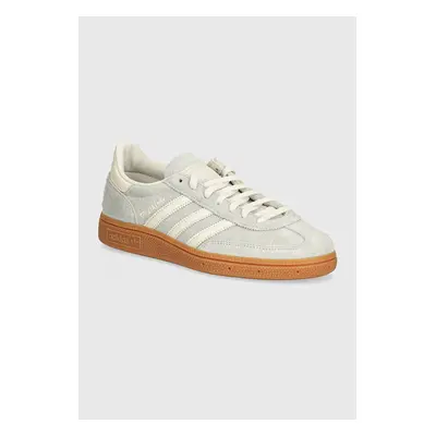 Semišové sneakers boty adidas Originals Handball Spezial W stříbrná barva, IF6491