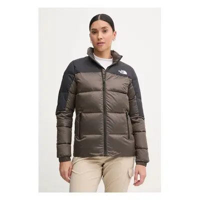 Péřová sportovní bunda The North Face Diablo 2.0 hnědá barva, NF0A89900BI1