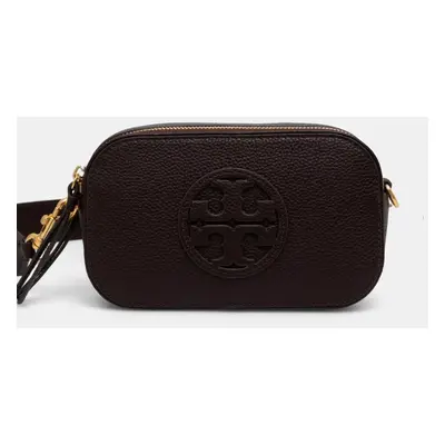 Kožená kabelka Tory Burch Miller hnědá barva, 150153.601