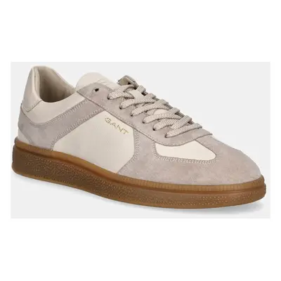 Kožené sneakers boty Gant Cuzmo béžová barva, 29631640 G155