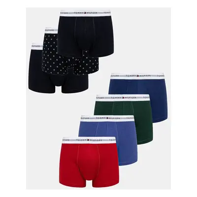 Boxerky Tommy Hilfiger 7-pack pánské, bílá barva, UM0UM03383