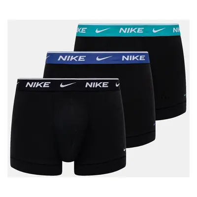 Boxerky Nike 3-pack pánské, černá barva, 0000KE1008