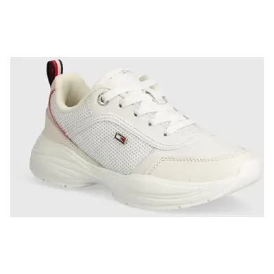 Sneakers boty Tommy Hilfiger CHUNKY RUNNER bílá barva, FW0FW07818