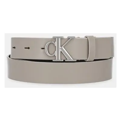 Kožený pásek Calvin Klein Jeans dámský, černá barva, K60K612289