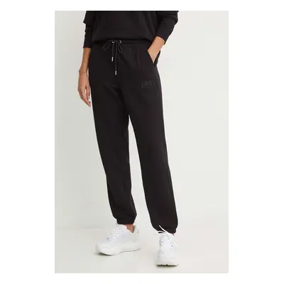 Tepláky Dkny černá barva, hladké, DP4P3471