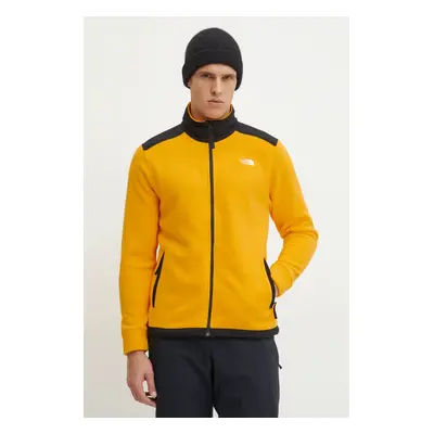 Sportovní mikina The North Face Alpine Polartec 200 žlutá barva, NF0A7WWL4WP1