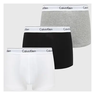 Boxerky Calvin Klein Underwear pánské, šedá barva, 000NB2380A