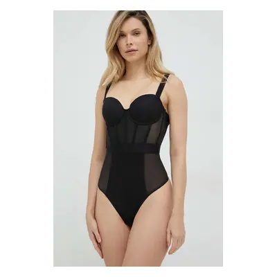 Body Dkny černá barva, DK6008