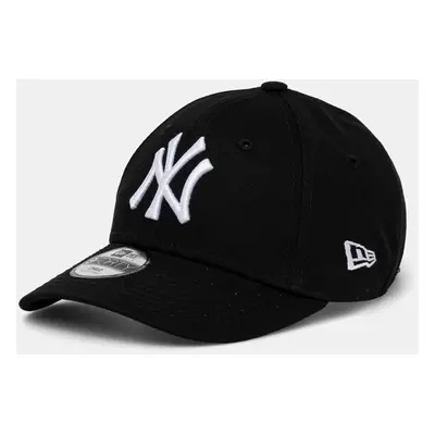 Dětská bavlněná kšiltovka New Era NEW YORK YANKEES černá barva, s aplikací, 10879076