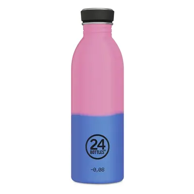 Láhev 24bottles Urban Bottle 500ml REactive Pink/Blue růžová barva, Urban.050.Reactive.pink